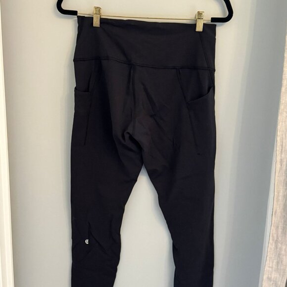 Lululemon Wunder Train High-Rise Tight with Pockets 25'' - Size 12 - Black - Picture 2 of 2